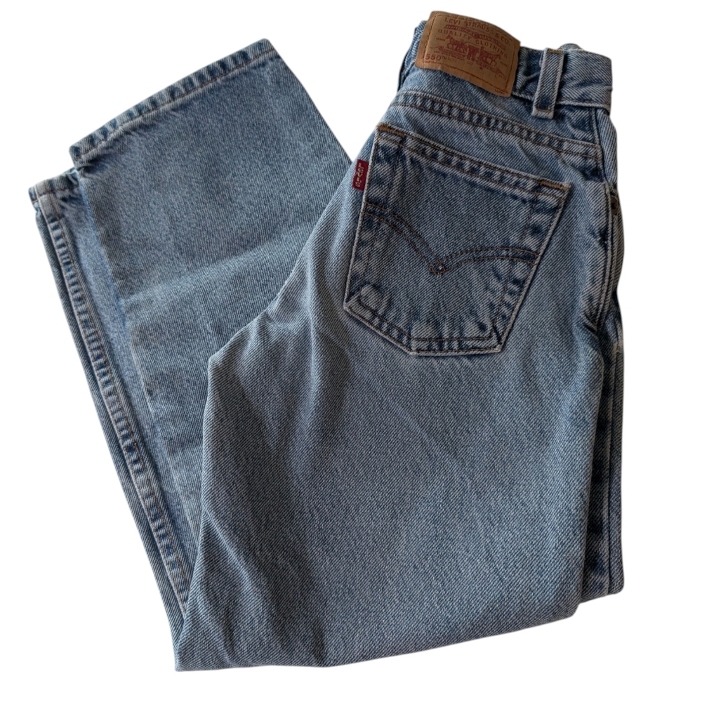 Levi's vintage‎ 550 Red Tab blue jeans Youth Size 8 Slim